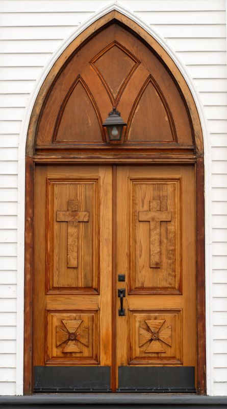 Church Door Painting