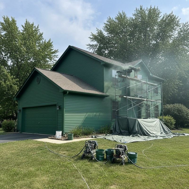 Siding Painting Service detail