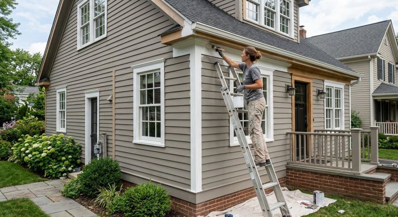 Exterior Trim Painting project example