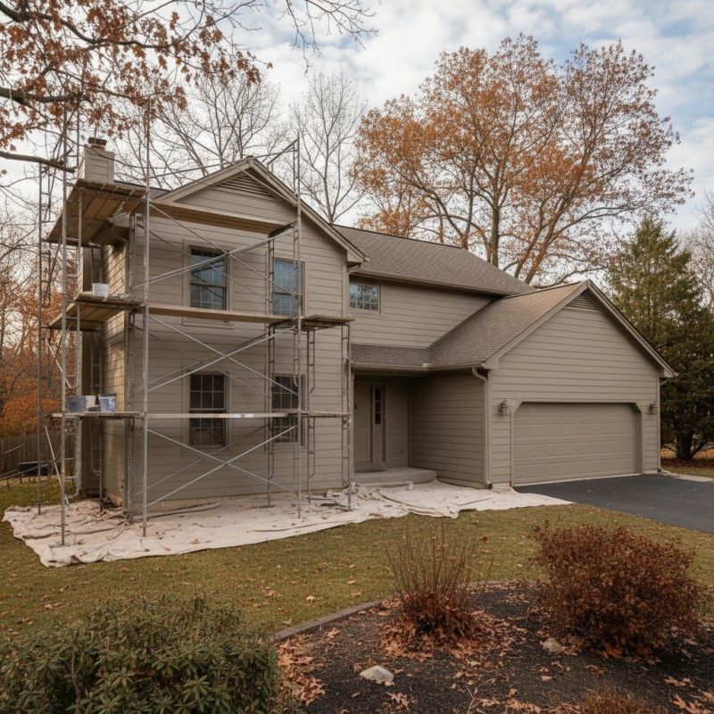 Residential Siding Painting